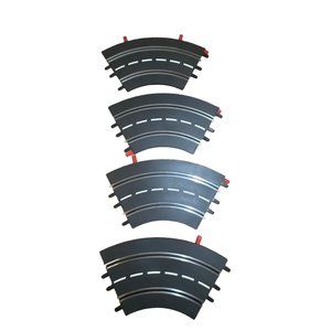 Carrera 1/32 Slot Car Hobby Racing 1/60 Curve Track 124459 Lot Of 4 pieces